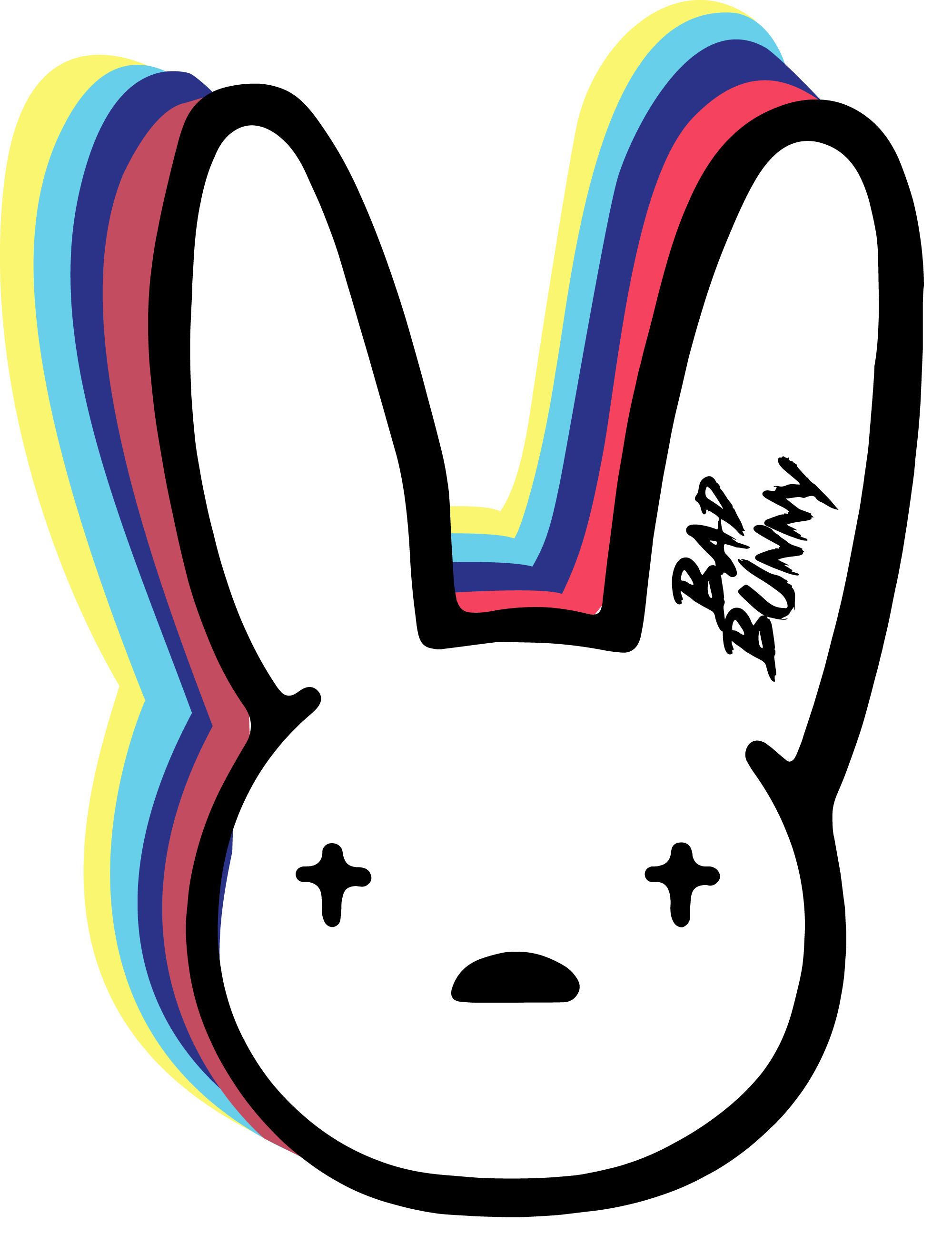 Bad Bunny PNG Logo Free